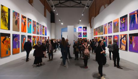 Zdjęcia Wernisaż wystawy "Znak i kolor" Rajmunda Ziemskiego w Elektrowni (zdjęcia)