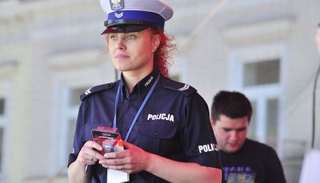 Festyn rodzinny z okazji konkursu "Policjant Ruchu Drogowego 2014"