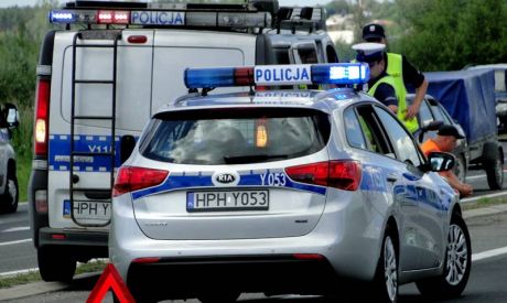 Wypadek w Małęczynie, dwie osoby ranne! Do godz. 11 utrudnienia