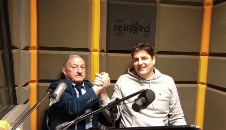 Włodzimierz Kabus i Robert Prygiel - rozmowa w studiu lokalnym Radia Rekord