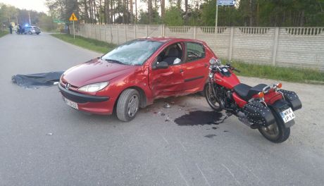 Śmiertelne potrącenie motocyklisty